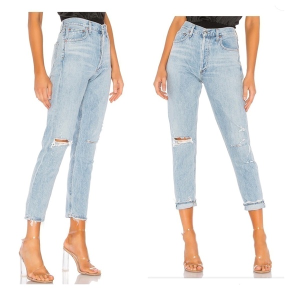 Agolde Jamie High Rise Classic Jeans - Picture 2 of 8